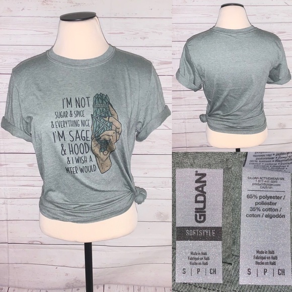 $17 firm. I’m sage & hood… gildan green shirt size small new - Picture 1 of 1